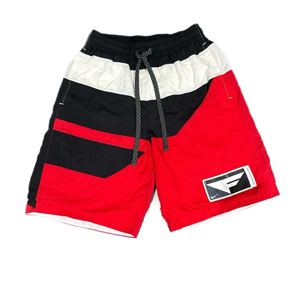 Nike Flight Series Shorts Mens Medium Basketball Red White Nylon